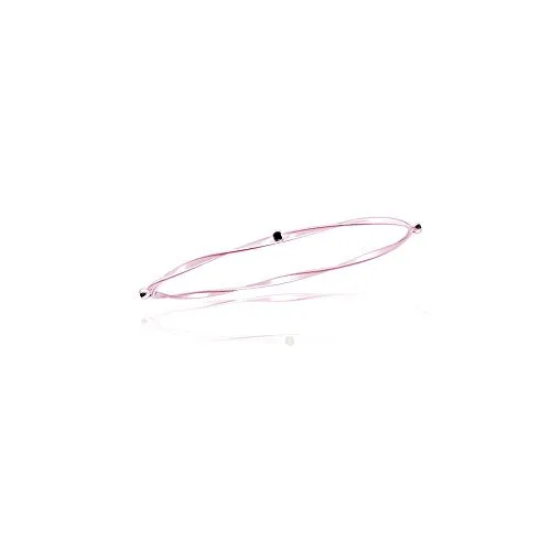 0.16 Cts Black Diamond Twisted Bangle in 14K Pink Gold