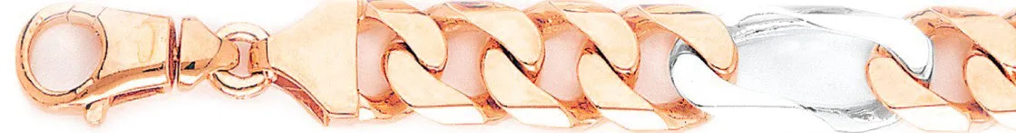 12.9mm Figaro Link Bracelet