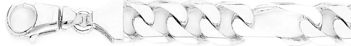 12.9mm Figaro Link Bracelet