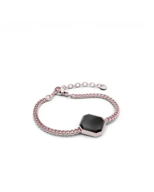 Armband - Onyx - Rosegold - Für Sie