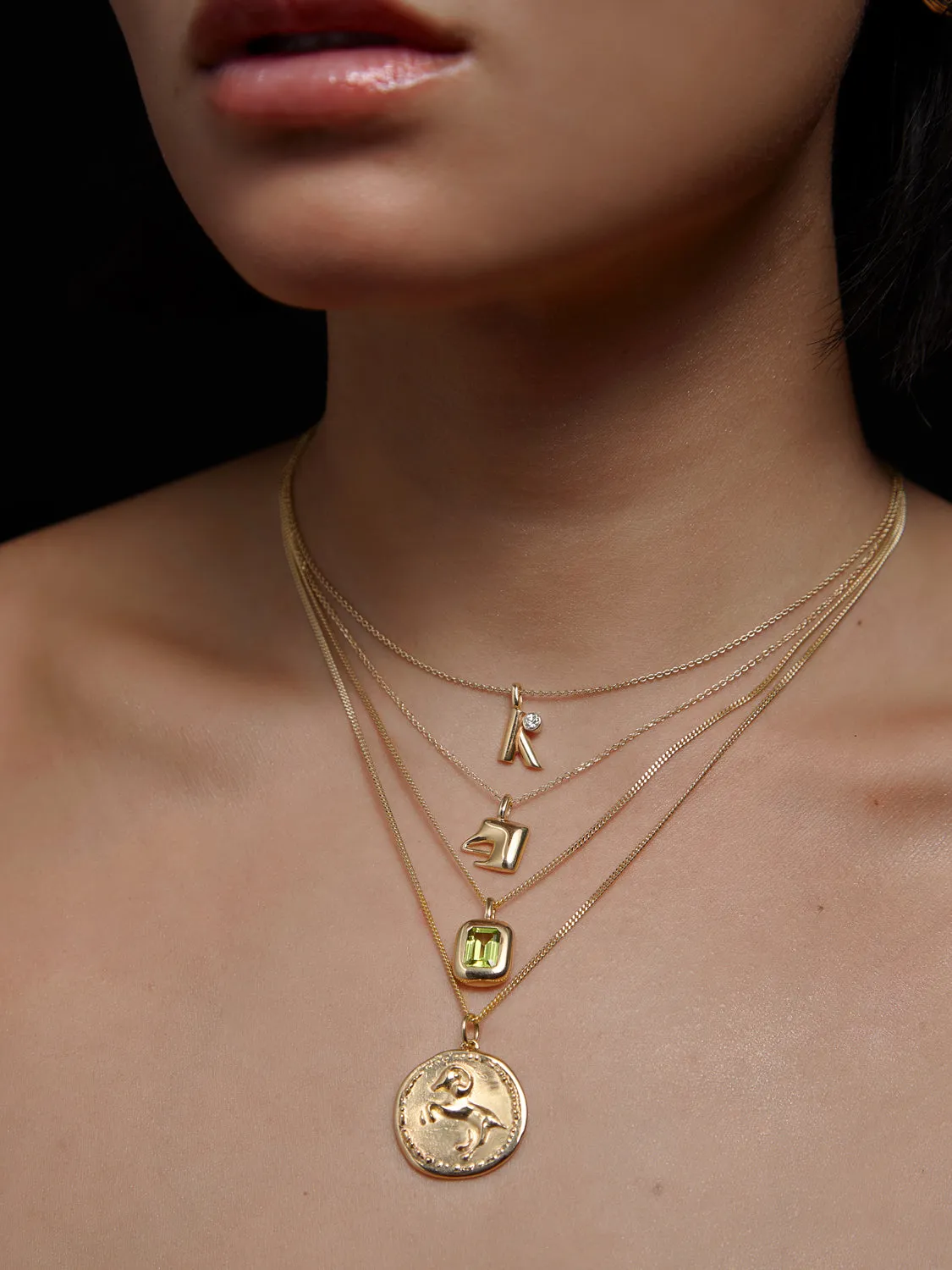 BUBBLE PERIDOT PENDANT