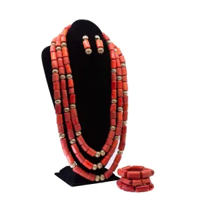 Coral Bead Set