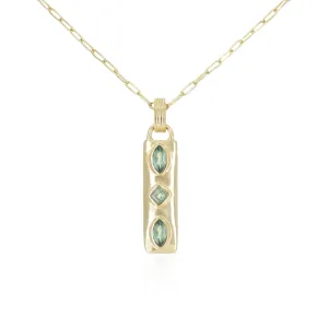 Coronet Apatite Gold Necklace