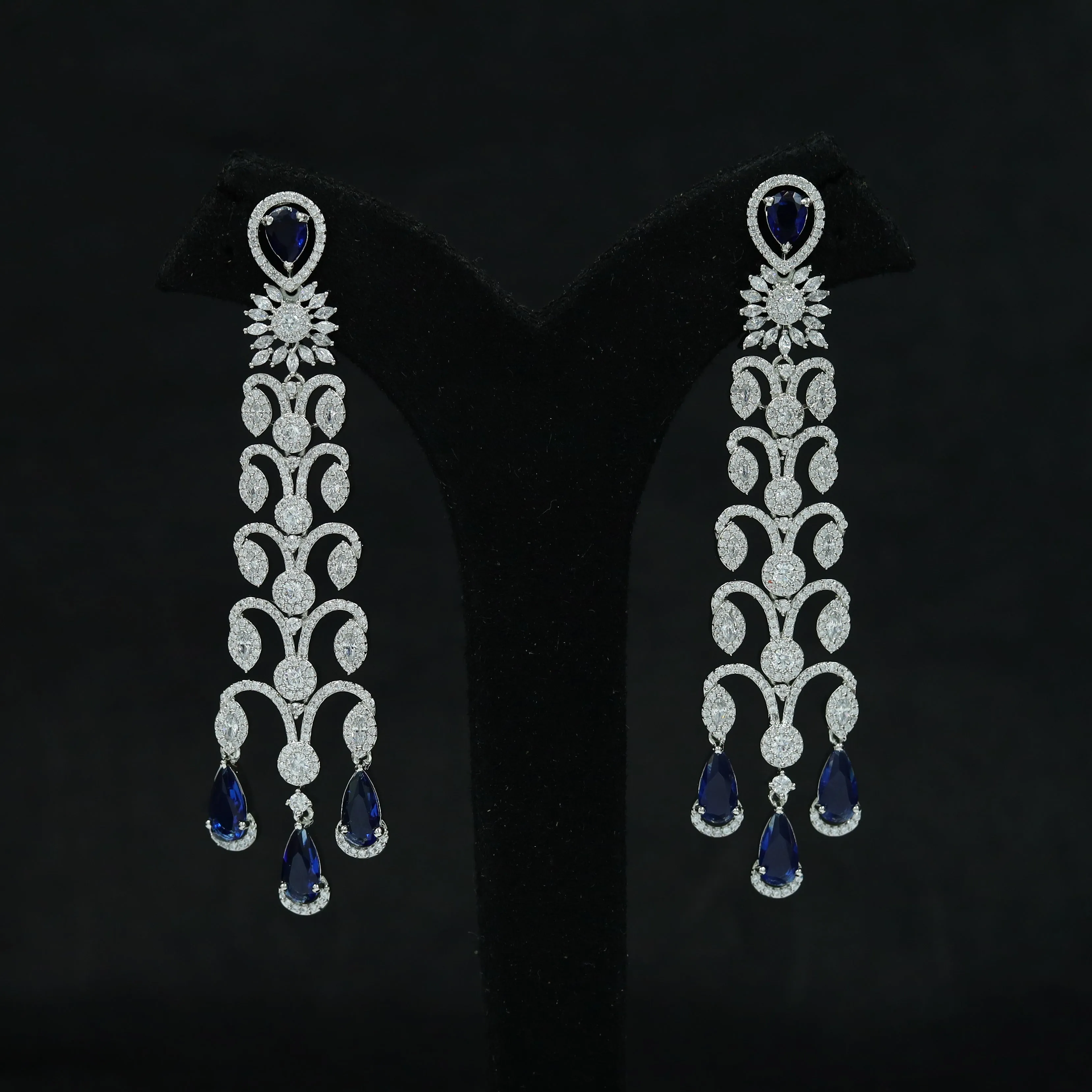 Danglers Zircon/AD Earring 11945-69