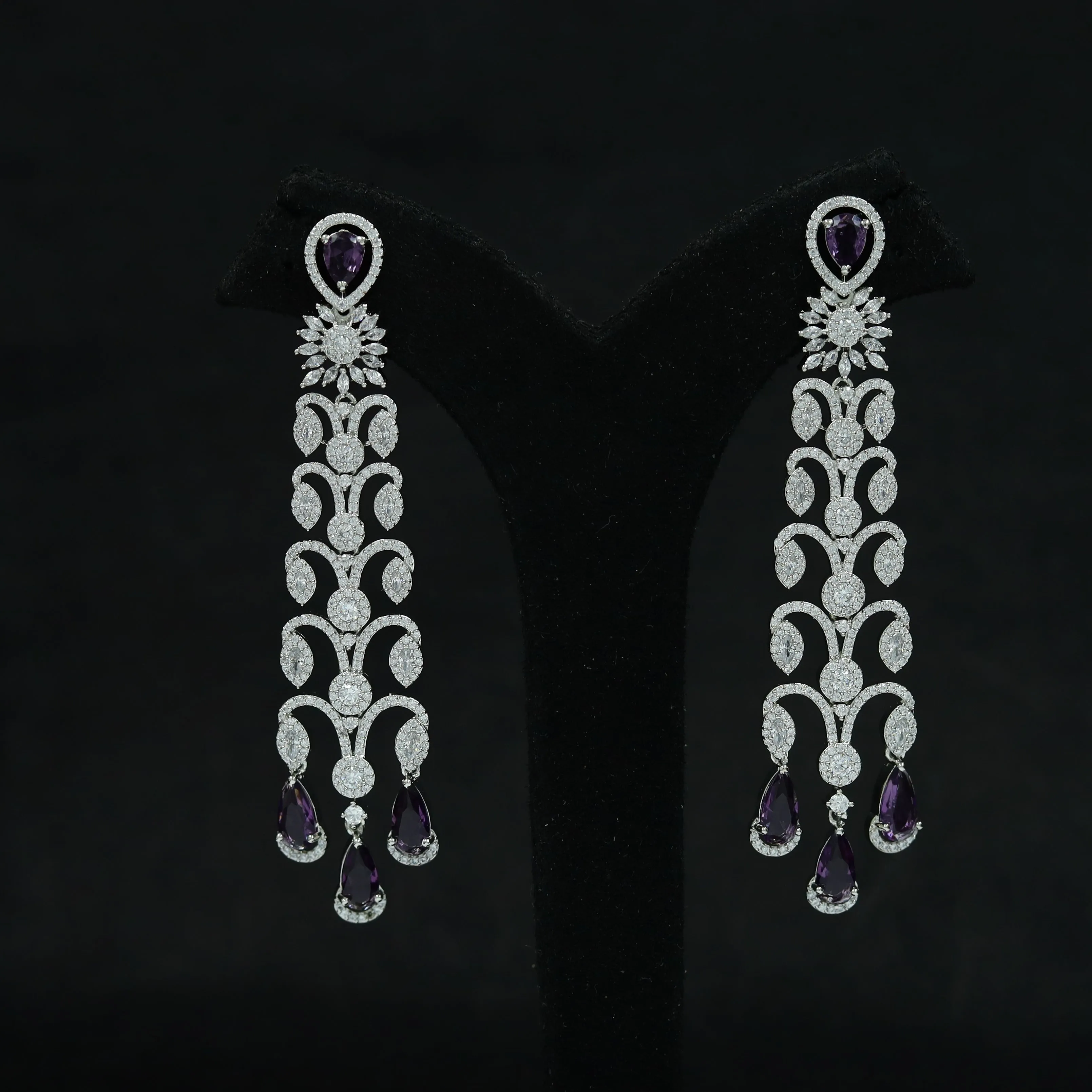 Danglers Zircon/AD Earring 11945-69