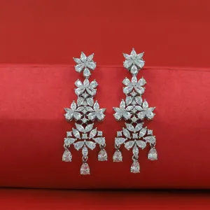 Danglers Zircon/AD Earring 16253-69