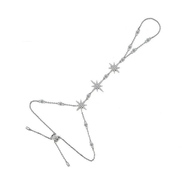Diamond Romantic Meteor Bracelet Connect with Fingers