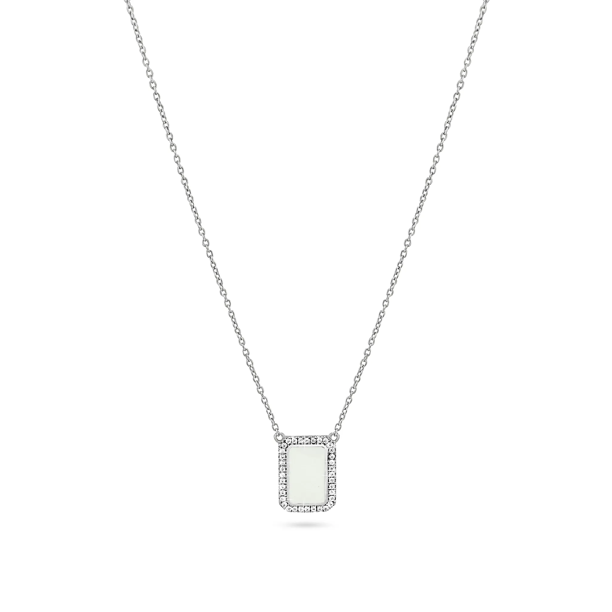 Elegant Obsidian Pendant Necklace
