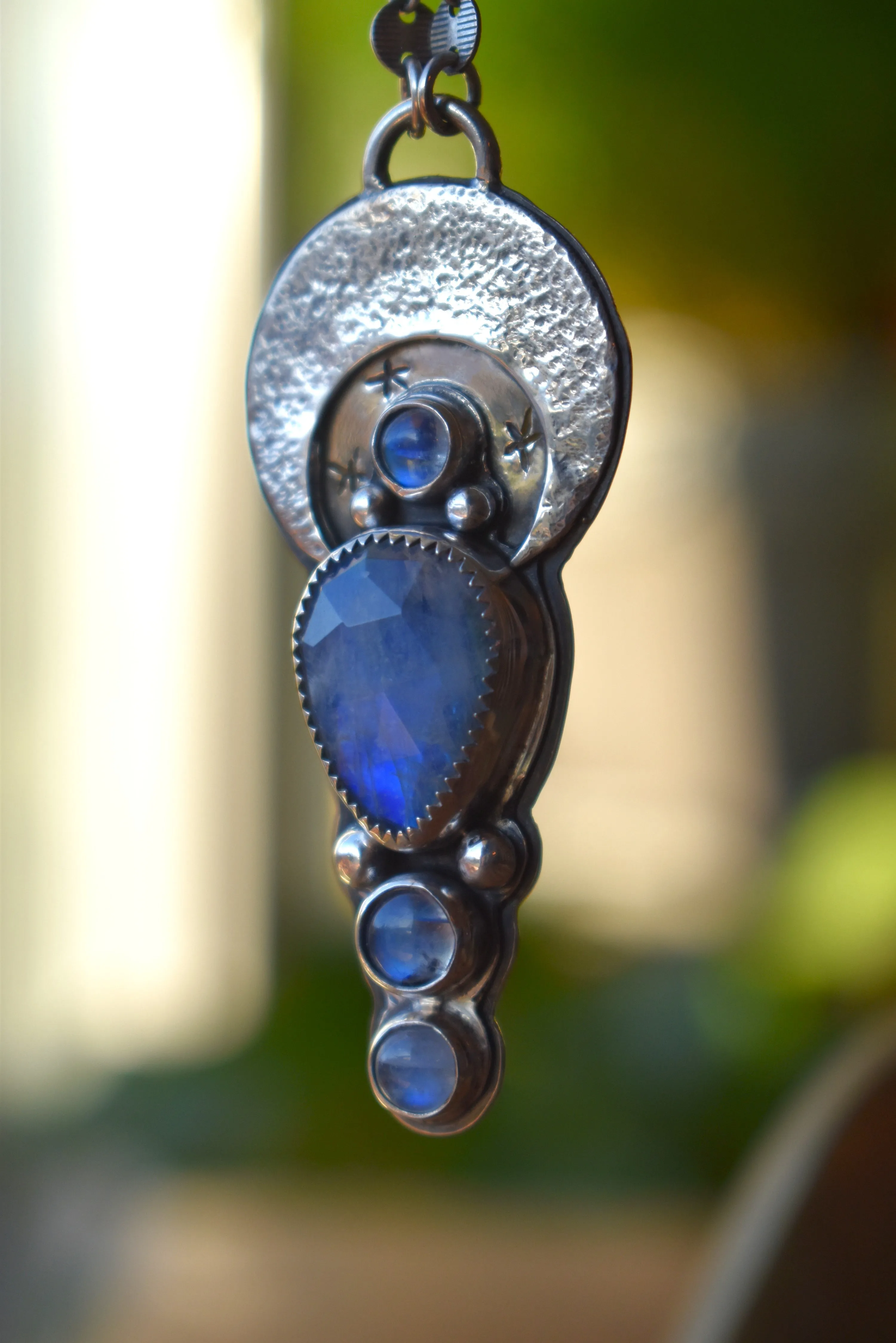 Four Stone Moonstone Necklace
