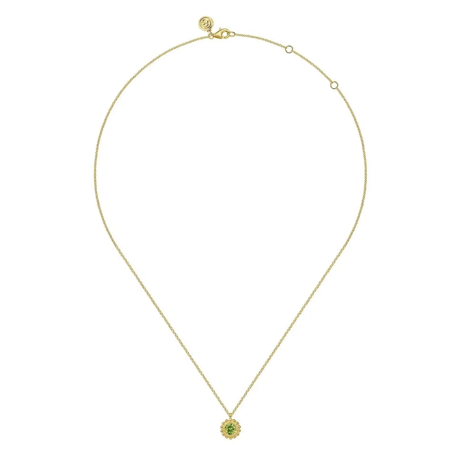 Gabriel & Co. Faceted Gemstone Bujukan Pendant