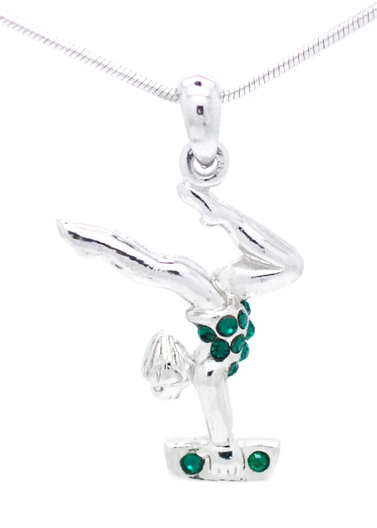Gymnast Necklace - Beam Stag Pose