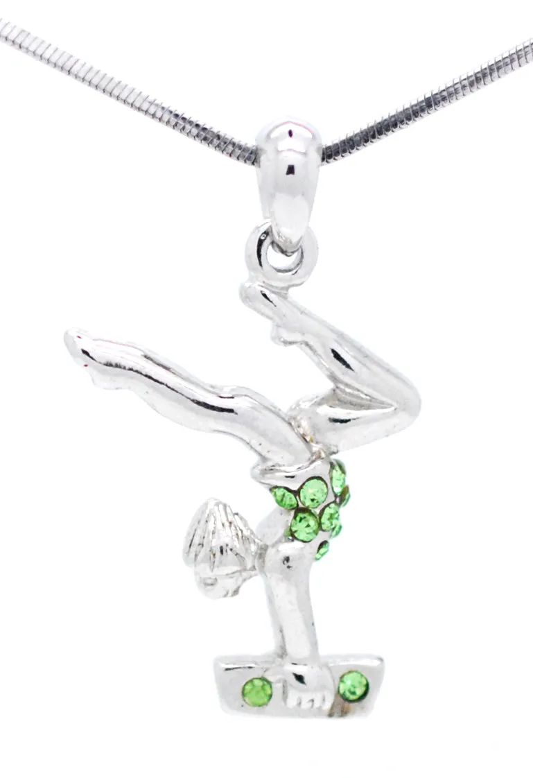Gymnast Necklace - Beam Stag Pose