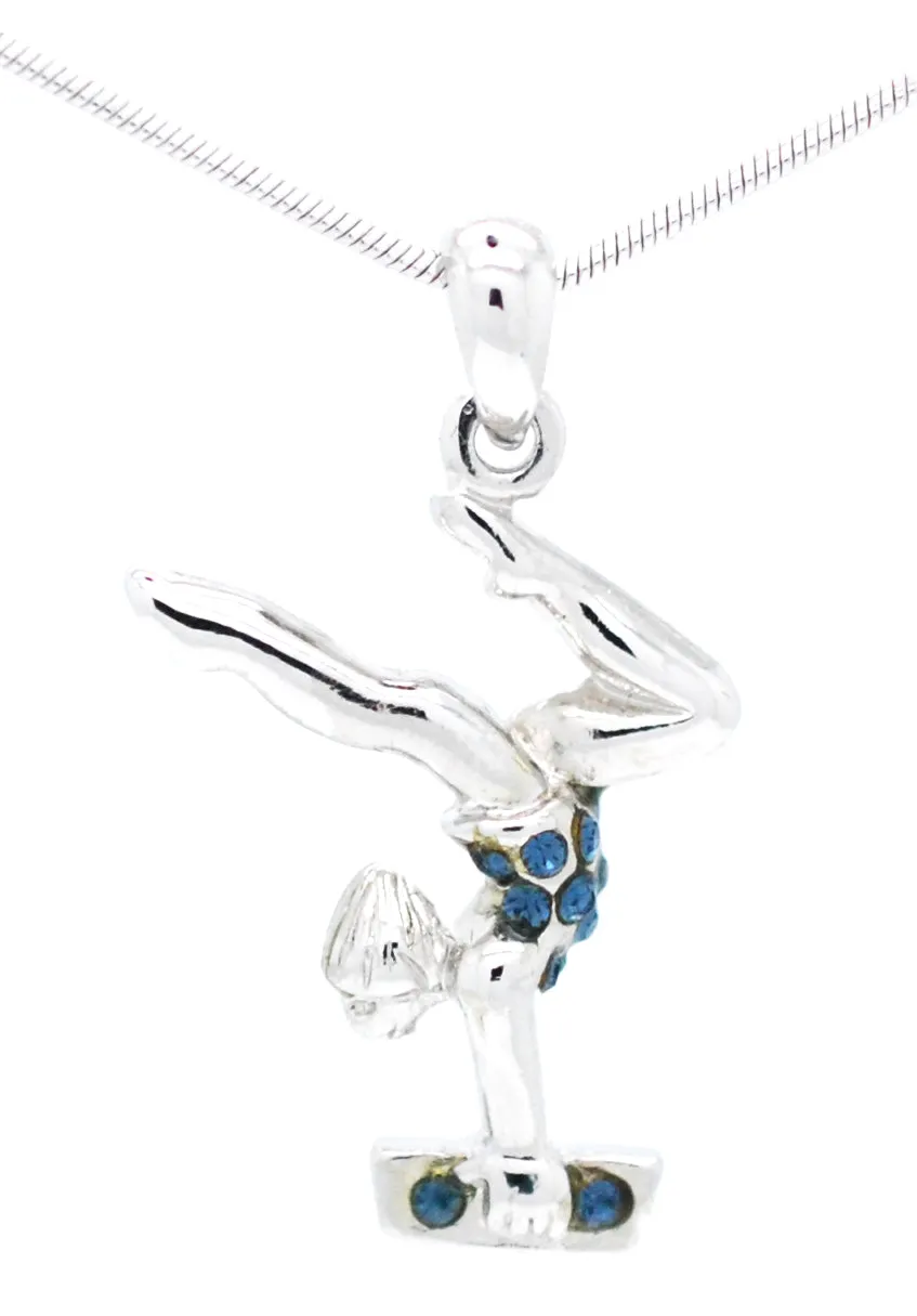 Gymnast Necklace - Beam Stag Pose