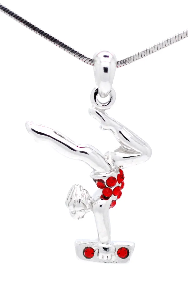 Gymnast Necklace - Beam Stag Pose