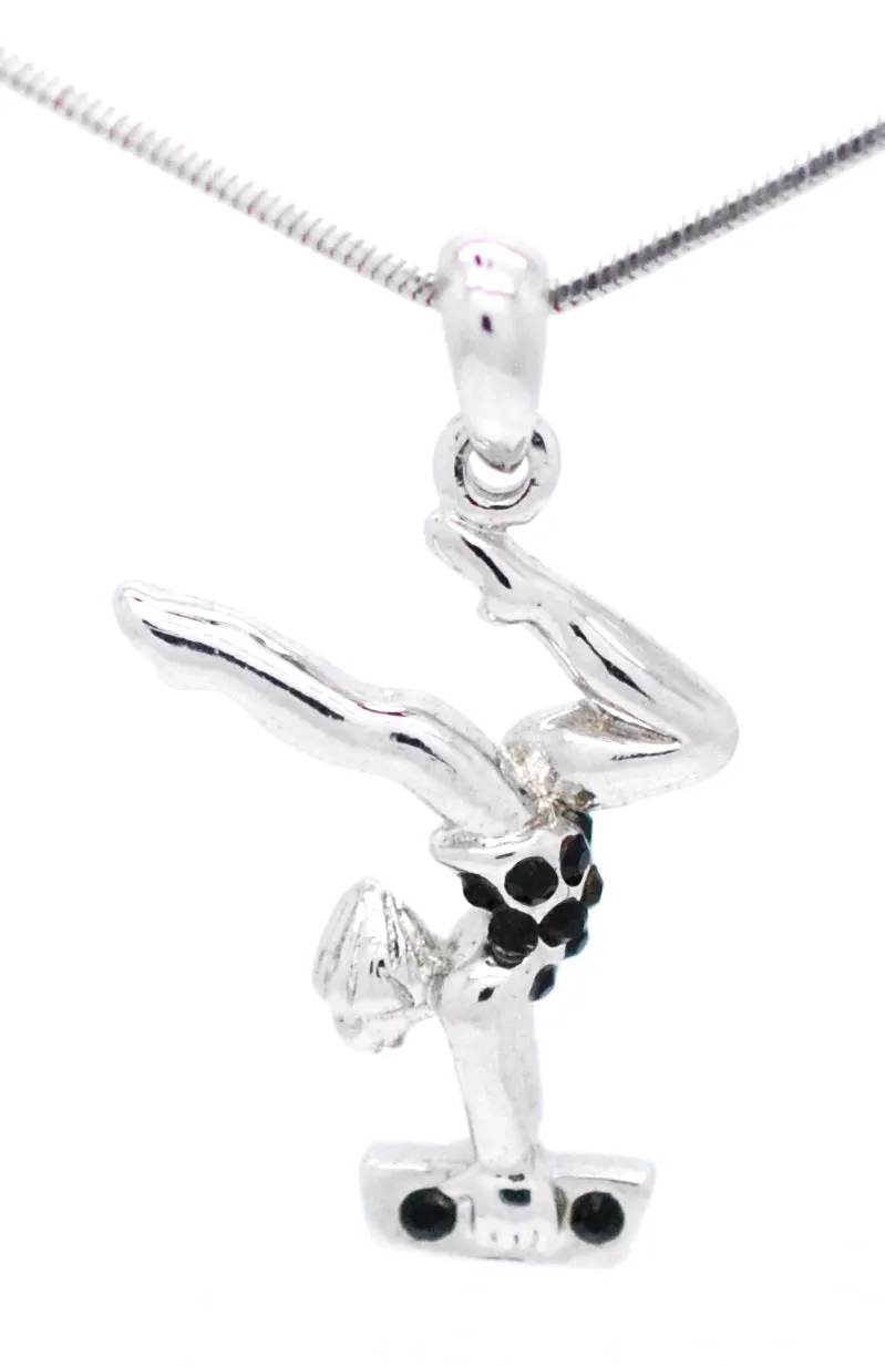 Gymnast Necklace - Beam Stag Pose