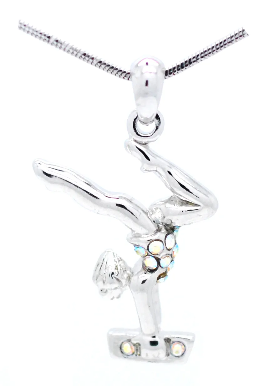 Gymnast Necklace - Beam Stag Pose
