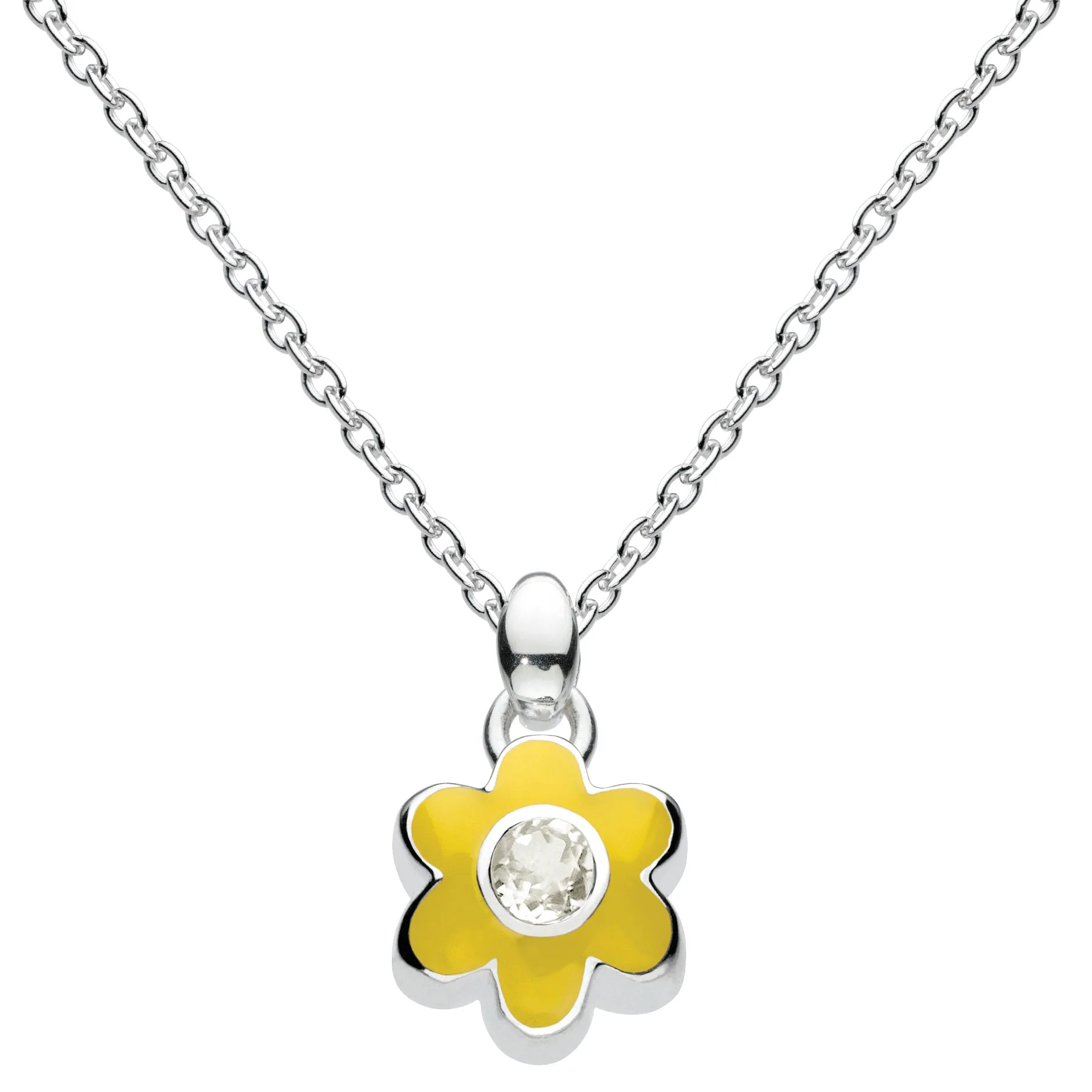 Kit Heath Girls June Moonstone CZ Birthday Flower Necklace