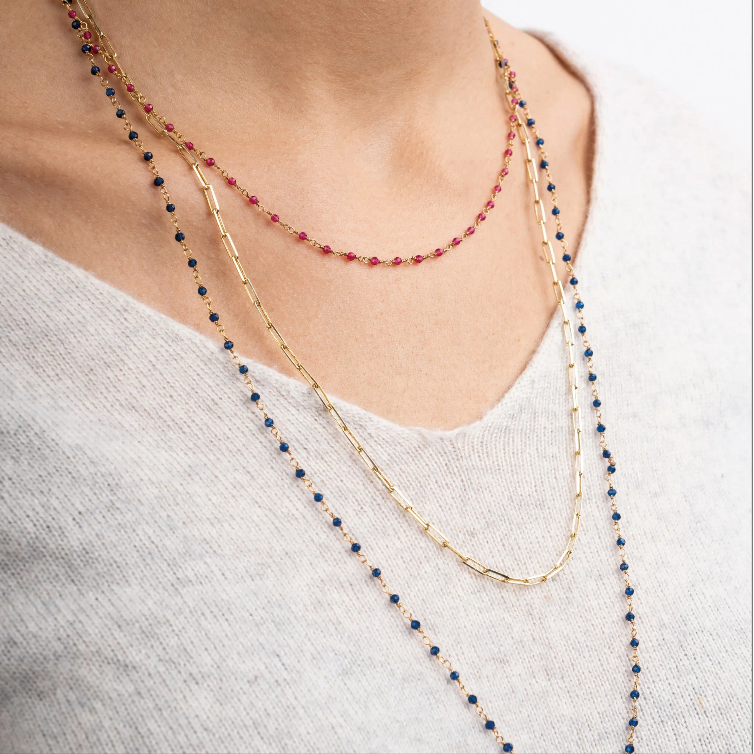 Natural stones Chain