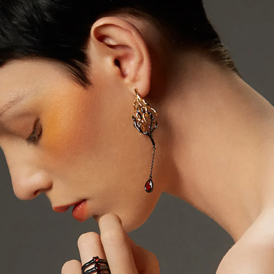 NM - Thorns · Flow Earrings METAL-Gold/Black gold