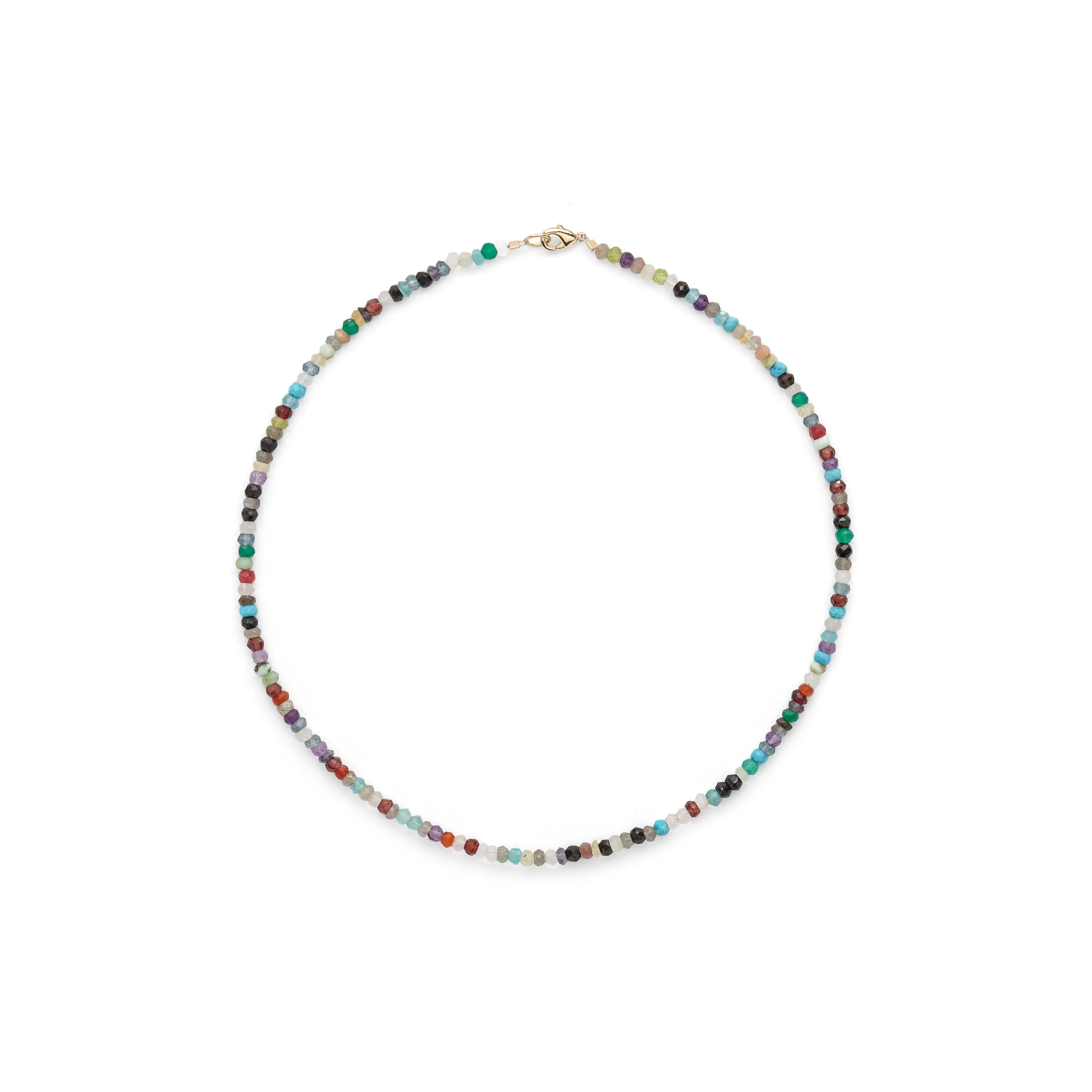 Popsicle semi precious stone necklace