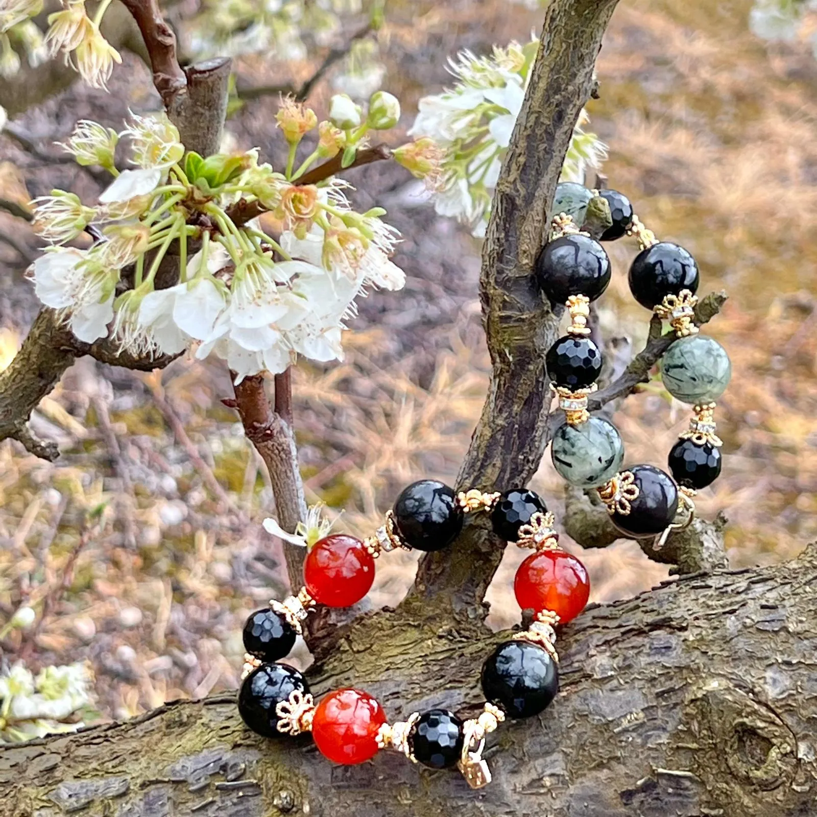 Protective Red Agate Bracelet