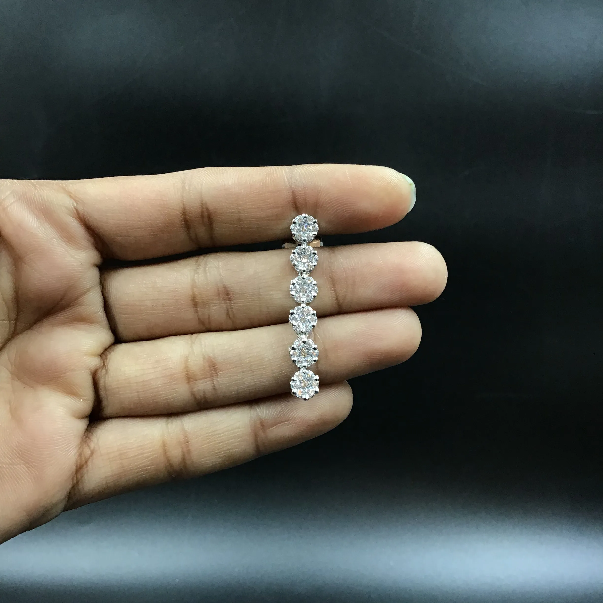 Round Neck Zircon/AD Necklace Set 6023-08