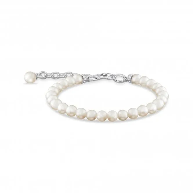 Sterling Silver Pearl Bracelet A2034-167-14-L19V