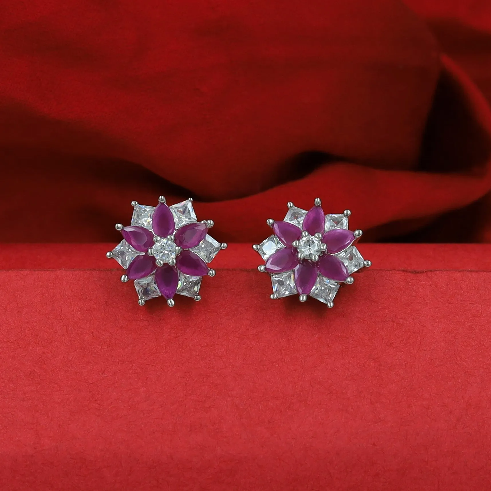 Tops/Studs Zircon/AD Earring 16252-69