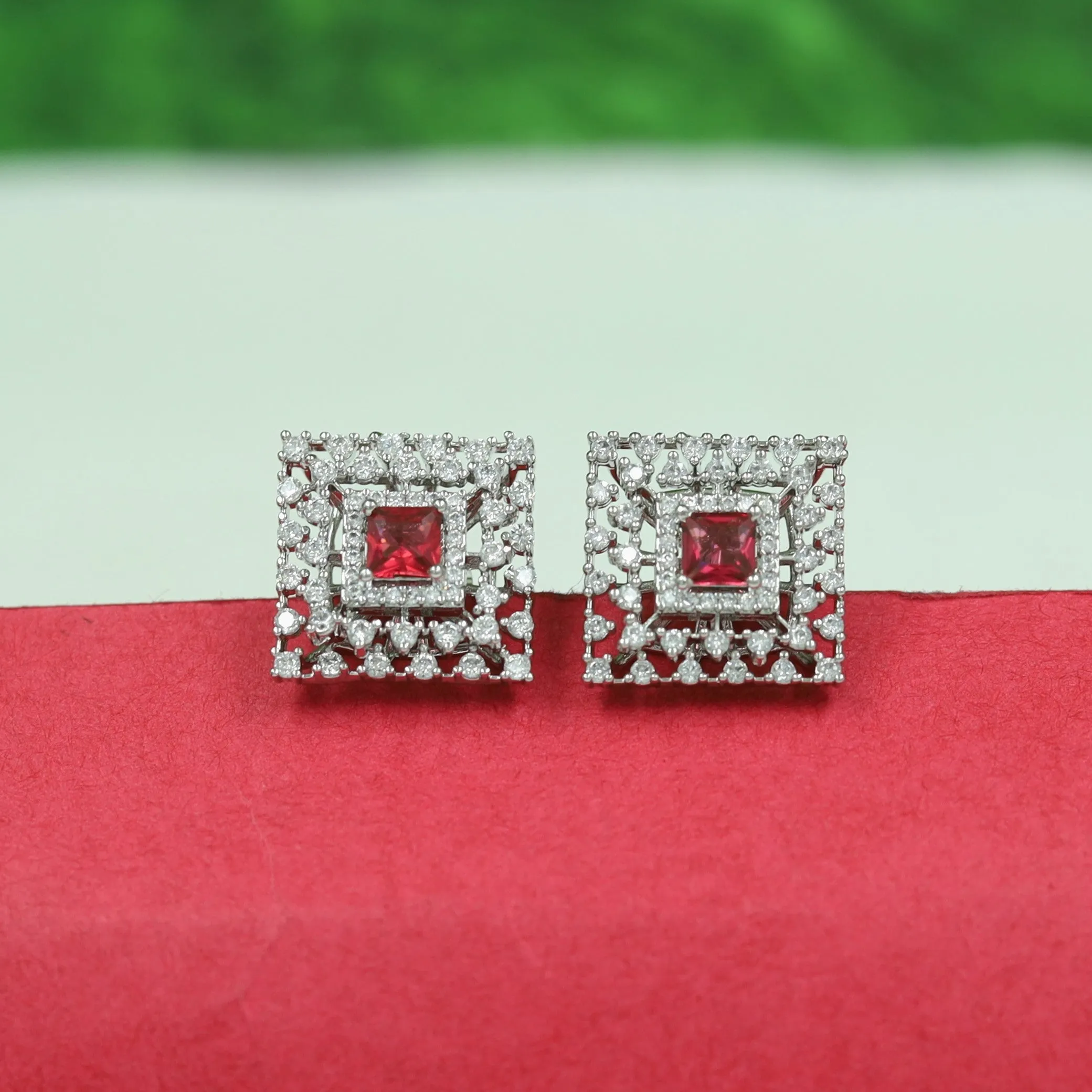 Tops/Studs Zircon/AD Earring 16254-69