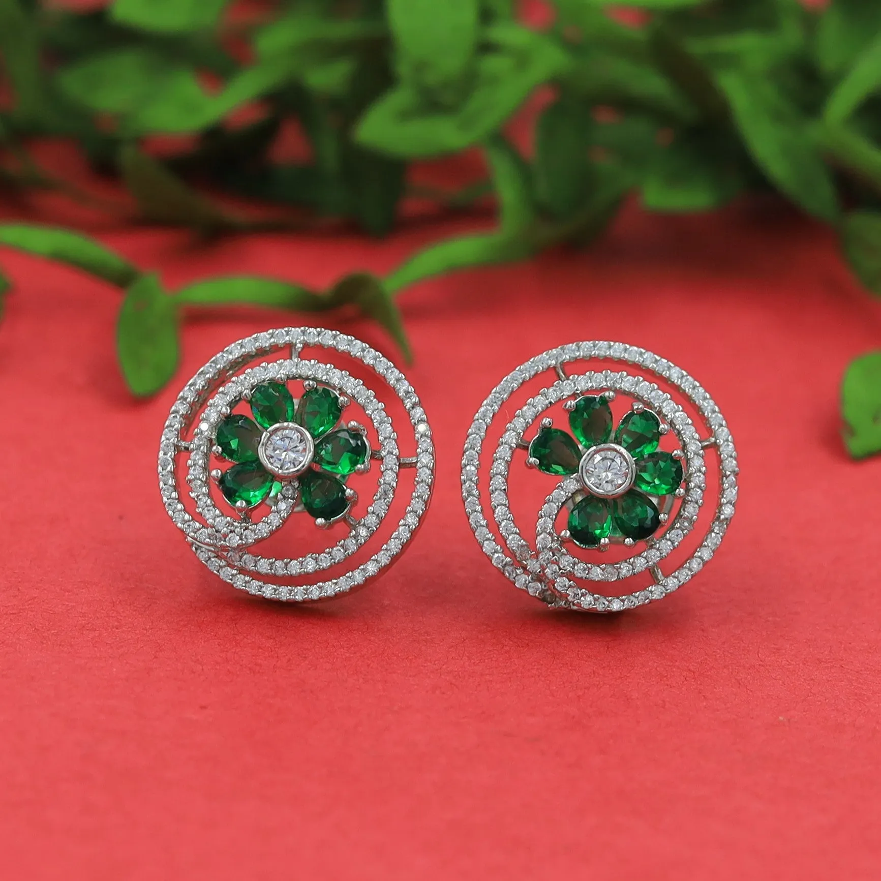 Tops/Studs Zircon/AD Earring 16256-69