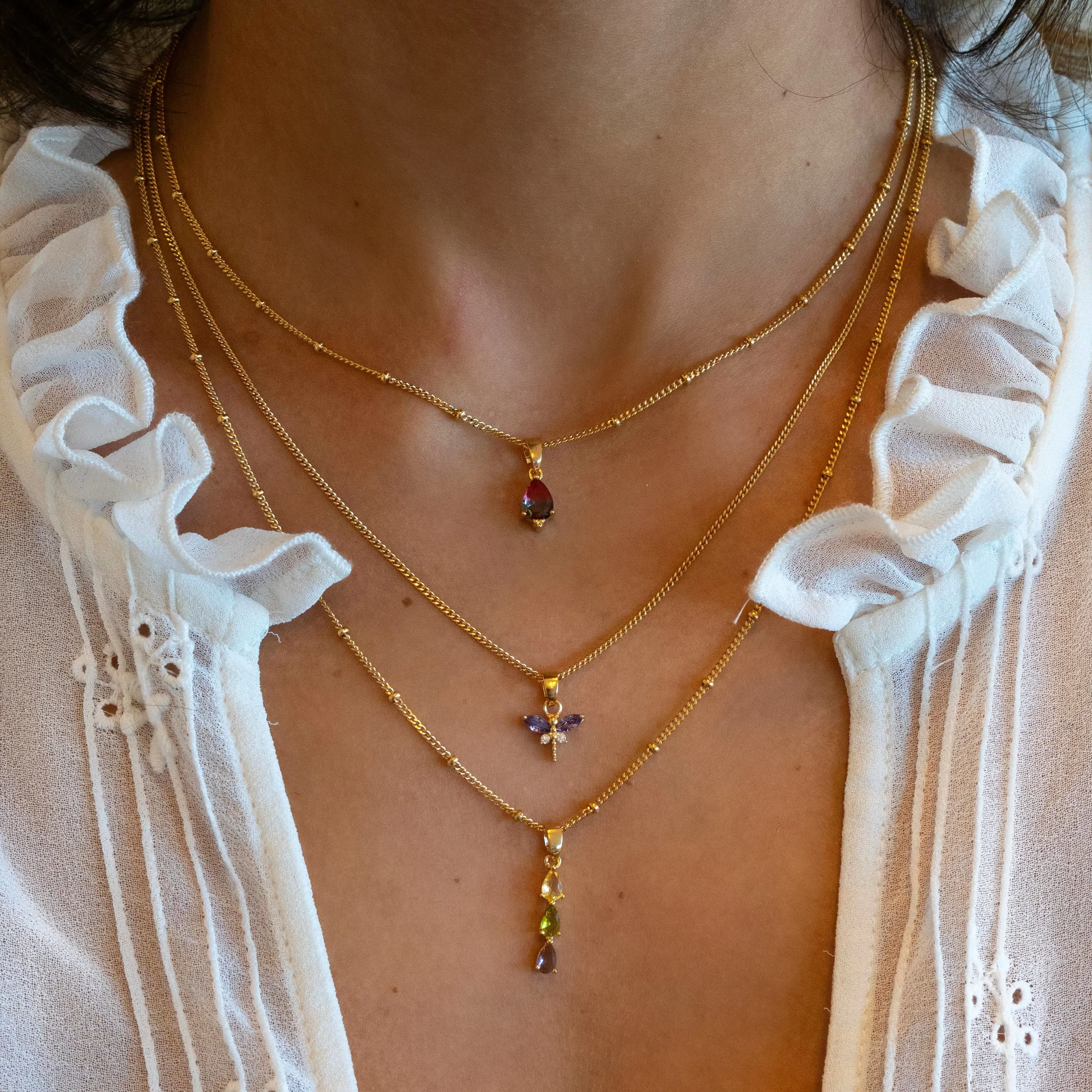 Watermelon Drop Necklace