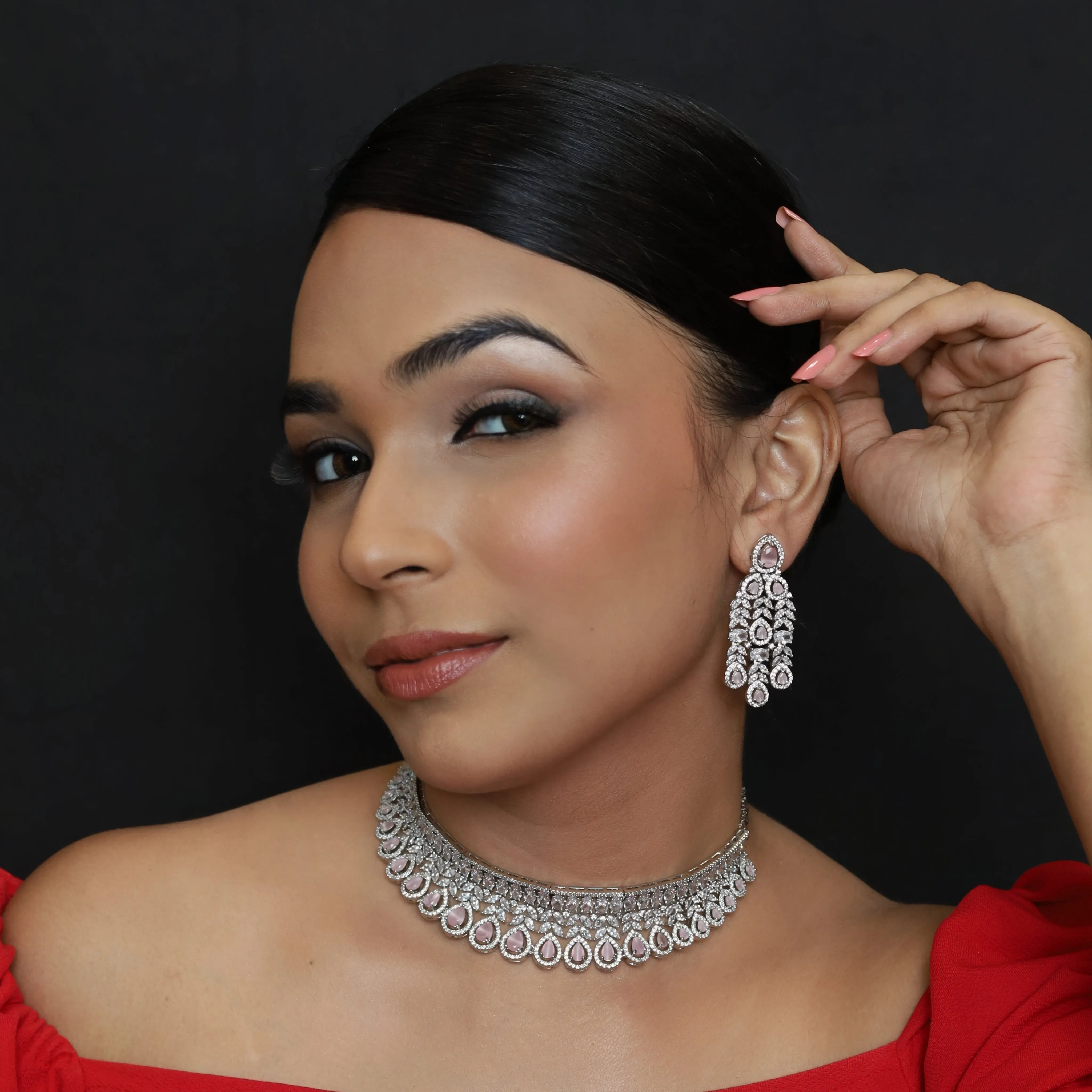 Zircon/AD Choker Set 19991-7175