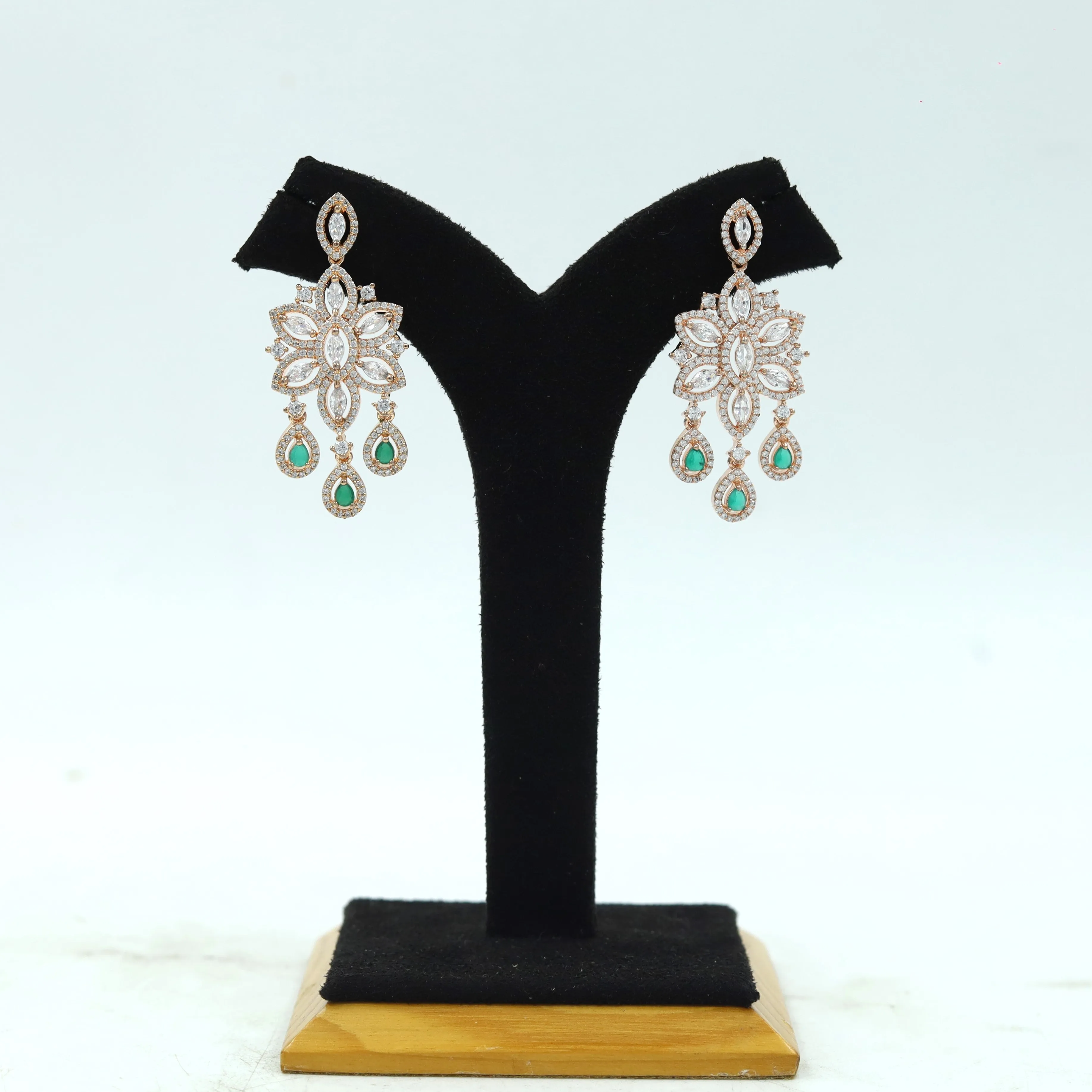 Zircon/AD Necklace Set 1186-69